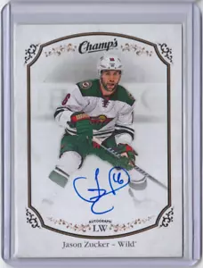 JASON ZUCKER 15/16 Upper Deck UD Champs Champ's Auto Autograph Hard-Signed #64 - Picture 1 of 2