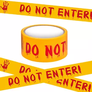 Halloween Decorations Caution Tape 1.9Inch*98Ft,Halloween Decorations Indoor ... - Picture 1 of 1