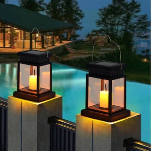 2STK LED Solarlampe Solarleuchte Gartenlicht Außen-Beleuchtung Wasserdicht - Bild 1 von 22