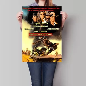 Once Upon a Time in the West Poster Sergio Leone Movie Art Print - Picture 1 of 5