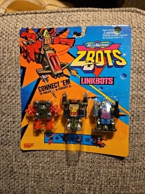 Vintage 1994 Galoob Micro Machines Z-Bots Zbots Linkbots N-TERCEPT3 Sealed HTF! - Image 1 of 4