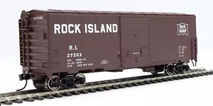 Walthers Mainline HO 910-45043 Rock Island RI 40' ACF Welded Boxcar Freight Car - Picture 1 of 4