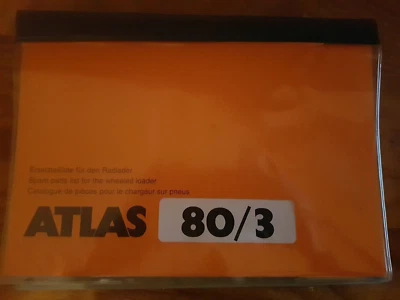 Ersatzteilliste für Atlas Radlader 80/3 Spare parts list - Bild 1 von 2