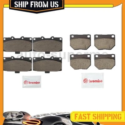 For Subaru Impreza 2006-2007 Brembo 2x Front Rear Brake Pad Set - Imagem 1 de 4