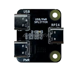 Type-C Power Splitter Power Distributor for Raspberry Pi 4 USB One-in-Two Module - Picture 1 of 4