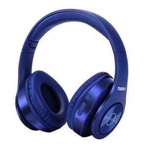 Bluetooth Headphones Wireless, Over Ear Stereo Wireless Headset 40H Dark/blue - Picture 1 of 7