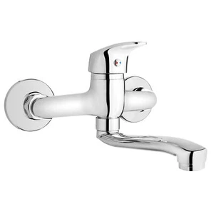 BADLAND Küchenarmatur Wasserhahn AVA Silber Küchenmischer Küchenwasserhahn - Bild 1 von 2