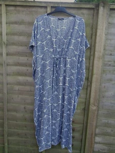 vintage Phool kaftan long dress free size chandni chowk anokhi - Picture 1 of 5