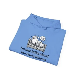 Frühe Würmer werden gefressen! Lustiger neuer Druck! Unisex Heavy Blend™ Kapuzenpullover - Bild 1 von 55