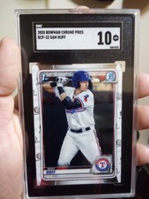 2020 Bowman Prospects Sam Huff #BP33  SGC 10