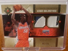 2007 Upper Deck Ultimate Collection Jersey Relic SSP #D/25 Emeka Okafor #UJ-EO 