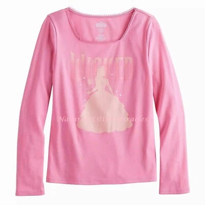 Wicked Girls Shirt Size 6 6x 7 8 10 12 14 16 Glinda Top Tee T Movie Musical NWT - Image 1 of 2