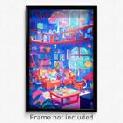 Art Poster - Adorable Safehouse (Psychedelic Trippy Weird 11x17 Print)