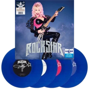 Dolly Parton: Rockstar 4xLP - Clear Blue Vinyl Box Set with Alternative Artwork - Picture 1 of 3