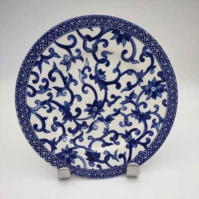 "Plato de ensalada vintage Ralph Lauren azul mandarina 8 5/8""" Foto 1 de 4