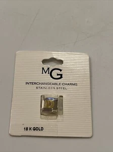 MG austauschbare Edelstahl Charms "D" - Bild 1 von 1