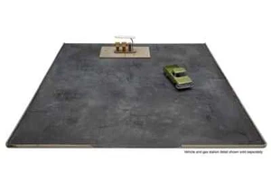 Walthers Cornerstone (HO) 933-3544 Gas Station Asphalt Parking Lot - (2) NIB - Picture 1 of 5