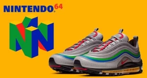 Air Max 97 QS "Nintendo 64" Atmosphere Grey US 4 [CI5012-001] Wmns 5.5 - Foto 1 di 7
