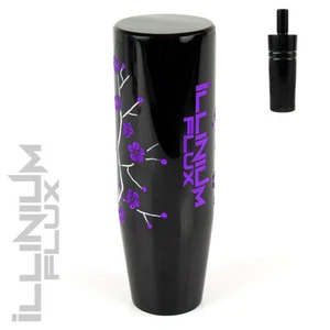 ILLINIUM FLUX PURPLE SAKURA BLOSSOM SHIFT KNOB & ADAPTER FOR AUTO/AUTOMATIC KA1 - Picture 1 of 1