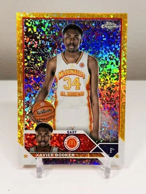 2023 Topps Chrome McDonald's All-American Xavier Booker Yellow Diamond #'d /75 - Image 1 of 3