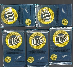 1996 FLEER ULTRA BASEBALL SERIES 1 -(5) SEALED UNOPENED PACKS Hard to FIND!!! - Picture 1 of 1