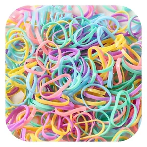 Bandas elásticas suaves de goma para cabello extra gruesas TYGA (paquete de 1000) - Imagen 1 de 28