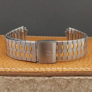 Vintage Hamilton Stainless & Gold-Tone Special Fit NOS Unused Classic Watch Band - Picture 1 of 9