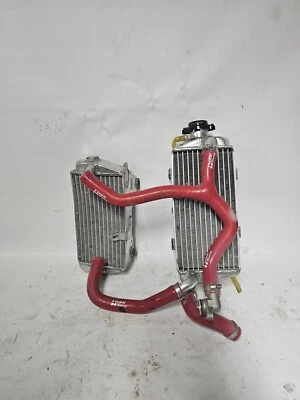 Honda CRF450R 2014 radiadores colmillo tapa y mangueras Foto 1 de 4