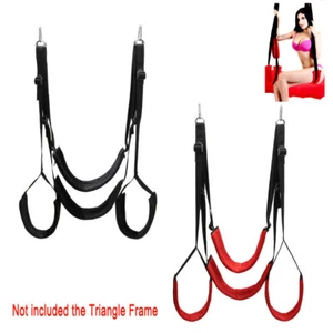 Sex Swing 360 Spinning Swivel Swing Position Enhancer Hanging Red/Black USA - Picture 1 of 27