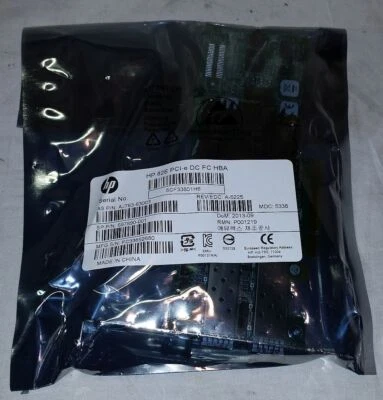 HP AJ763-63003 StorageWorks 82E 8GB Dual Channel PCIe Fiber Channel Adapter NEW - Image 1 of 3