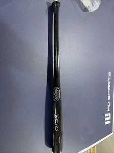 Mazza da baseball nera ufficiale MLB MLB Terry Pendleton firmata Louisville Slugger (JSA) - Foto 1 di 6