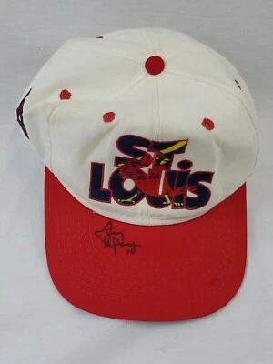 Gorra de vestir #1 firmada por Tony LaRussa vintage de los Cardenales de San Luis Foto 1 de 3