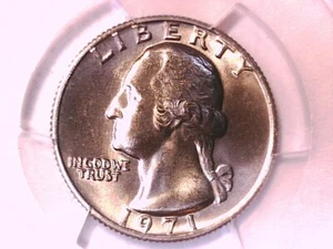 1971 P Washington Quarter PCGS MS 66 43710626 - Bild 1 von 3
