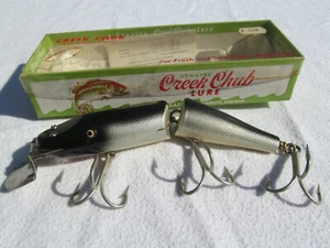 CREEK CHUB 3003 TE Jointed Husky Pikie Silver Shiner Fishing Lure + Correct Box - Picture 1 of 7