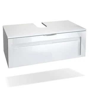 Armario de baño lavabo lavabo base espejo LED Aloha V2 blanco - Imagen 1 de 25