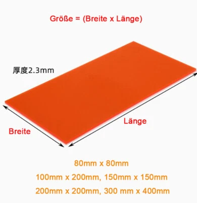 2.3mm Thick Color Acrylic Sheet Platte Panel Board 8x8/10x20/15x15/20x20/30x40cm - Image 1 of 4