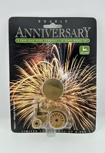 John Deere 75 Years Gold Model “D” Tractor 1/64 With Commemorative Coin - Picture 1 of 3