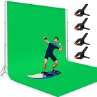 15 X 9.5 FT Large Green Screen Backdrop for Photography GreenScreen Backgroun...