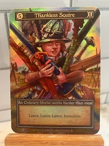 Thankless Squire Ordinary FOIL - Sorcery Contested Realm - Arthurian Legends - Picture 1 of 2