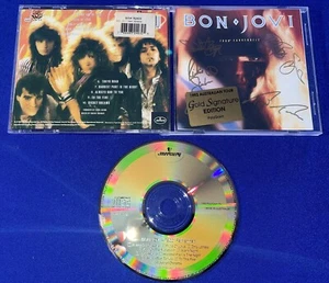 OOP Bon Jovi 7800 Fahrenheit 1993 Signature Tour Ed. 24k GOLD CD DISC AUDIOPHILE - Imagen 1 de 1