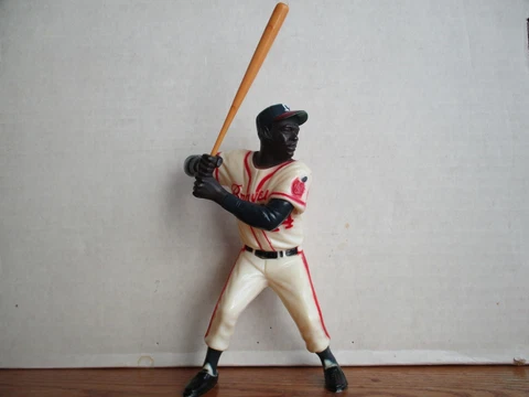 VINTAGE 1950's HARTLAND HANK AARON w/ORIGINAL BAT FLAT FOOT VERSION BRAVES HOF! Cover