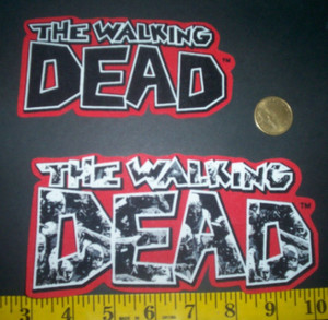 New The Walking Dead Iron-ons Fabric Appliques Iron-ons
