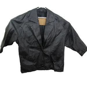 Pelle Studio Wilsons Leder Damen Jacke schwarz Gr. LG Vintage - Bild 1 von 9