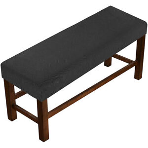 4XHigh Stretch Bench Cover Rectangle Dining Long Bench Cushion Thicker Slipcover