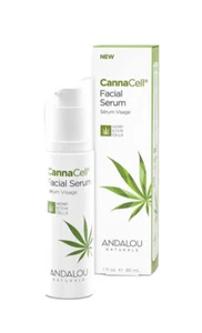 Andalou CannaCell Facial Serum 1 fl. oz. Hemp Stem Cells Hemp Seed Oil THC Free - Picture 1 of 4