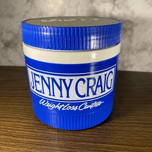VTG Jenny Craig Weight Loss GOTT Thermos Model 1508 Blue & White - Picture 1 of 4