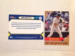 Don Mattingly #23 MVP Yankees 2017 TOPPS ON-DEMAND ALL-STAR GAME HOMAGE TO 1987 - Picture 1 of 1