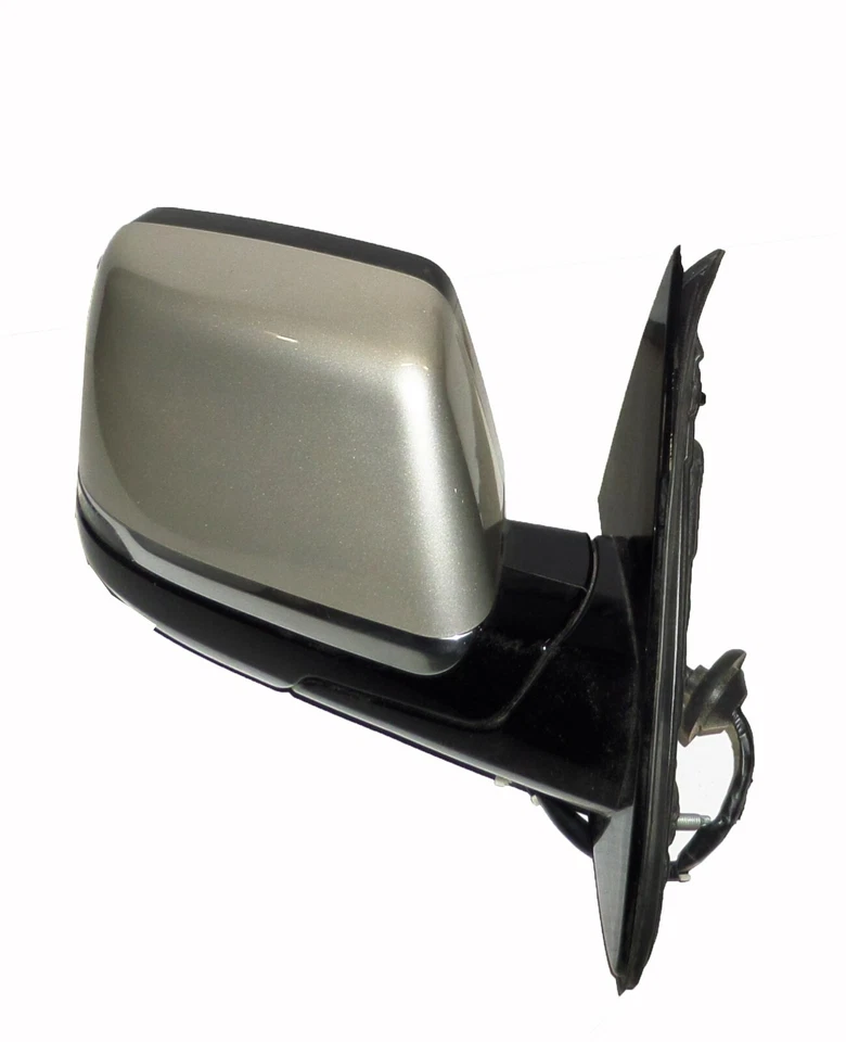 23200109 Cadillac Escalade Mirror Passenger Side Satin Steel Side Alert Sensor - Image 1 of 4