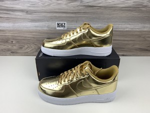 Las mejores ofertas en Zapatillas Nike Air Force 1 Dorado para Mujer | eBay