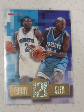 1996-97 NBA Hoops Larry Johnson / Glen Rice Head 2 Head #HH1 Hornets